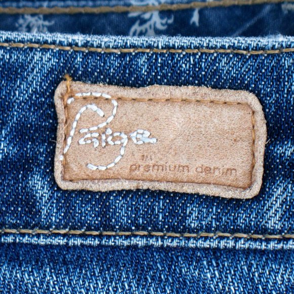 Paige Premium Denim Skyline Drive Dark Wash Tag 27 - Picture 3 of 8